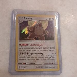 Pokemon Slaking Holographic Trading Card